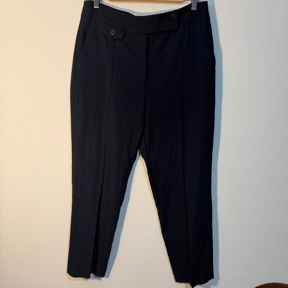 Veronica Beard, straight leg navy pants, sz 12